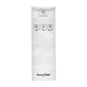Pinch N Slide Child Resistant Mylar Bag White 2.4" x 7.2" - 250 Count