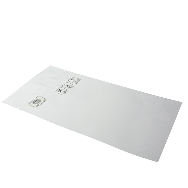 Pinch N Slide 2.0 Child Resistant Mylar Bags White 5" x 8.5" 250 Count