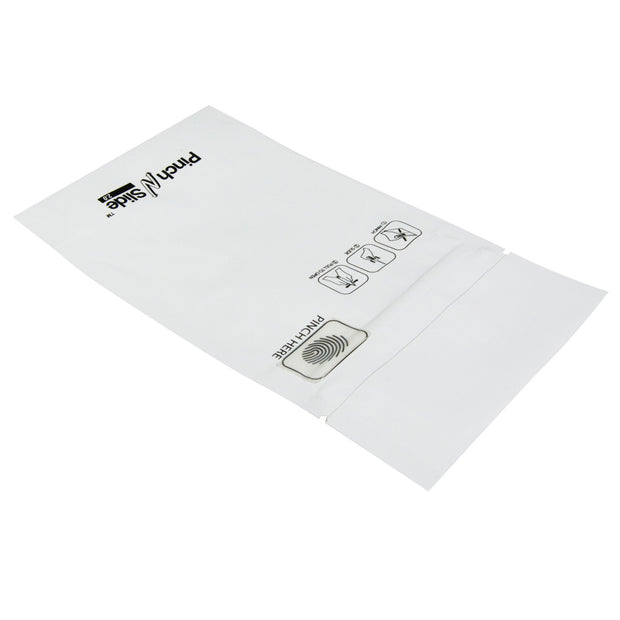 Pinch N Slide 2.0 Child Resistant Mylar Bags White 3.5" x 5" 250 Count