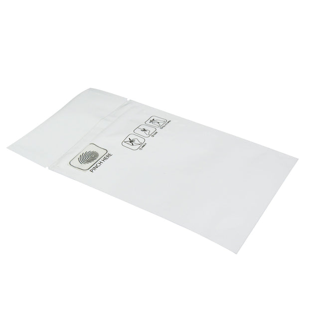 Pinch N Slide 2.0 Child Resistant Mylar Bags White 3.5" x 5" 250 Count