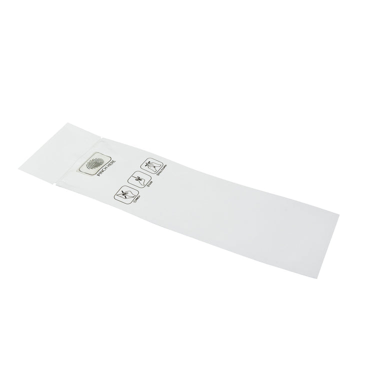 Pinch N Slide 2.0 Child Resistant Mylar Bags White 2.4" x 7.2" 250 Count