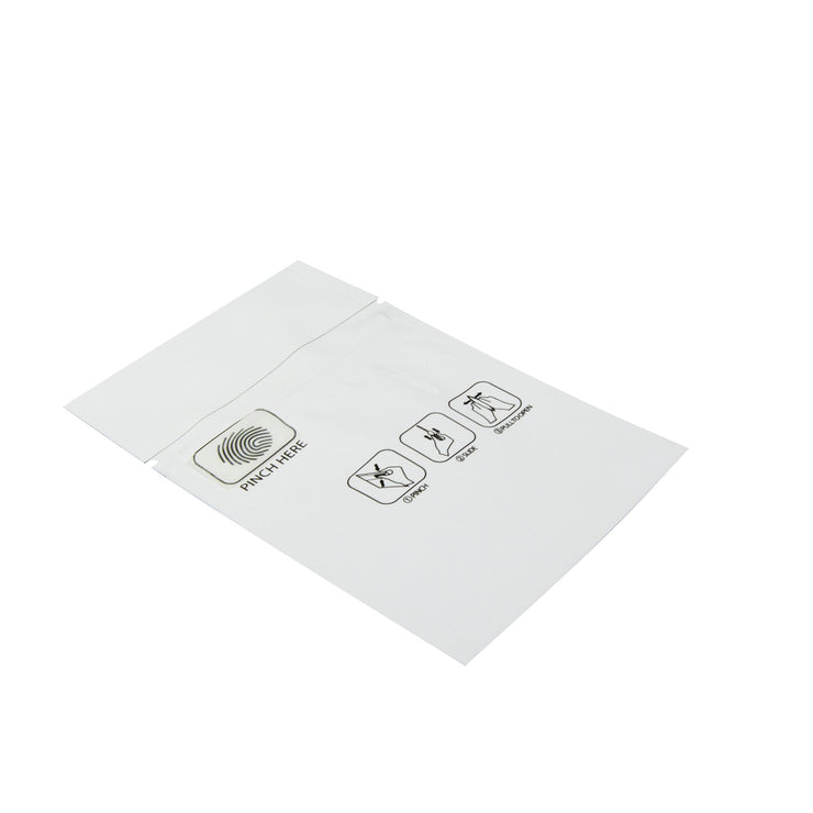 Pinch N Slide 2.0 Child Resistant Mylar Bags White 3.4" x 3.7" 250 Count
