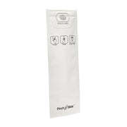Pinch N Slide Child Resistant Mylar Bag White 2.4" x 7.2" - 250 Count